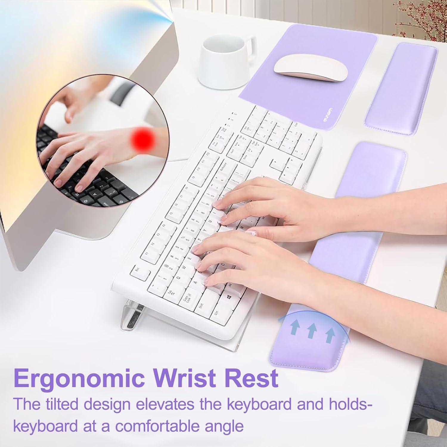 Soporte Ergonómico para Teclado y Reposamuñecas Mosiso