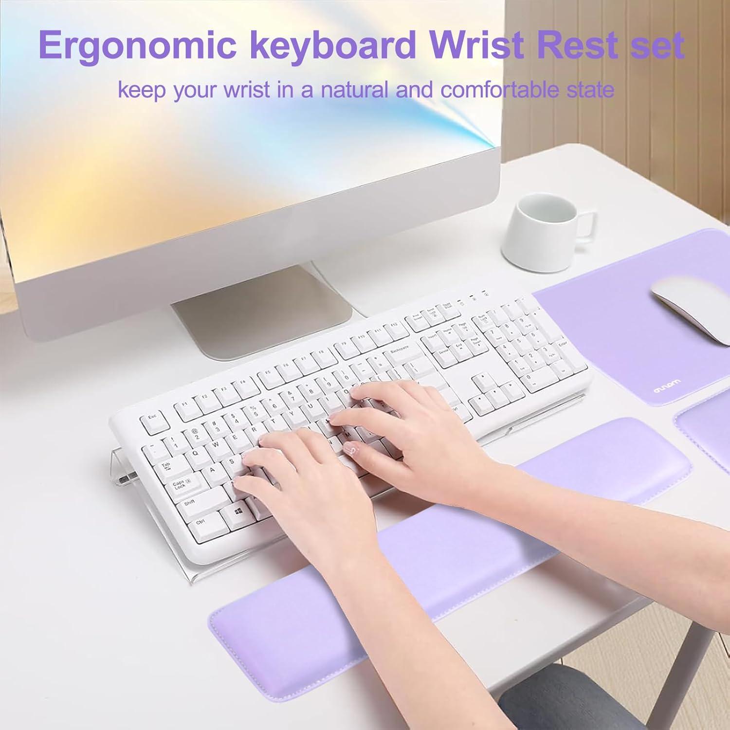 Soporte Ergonómico para Teclado y Reposamuñecas Mosiso