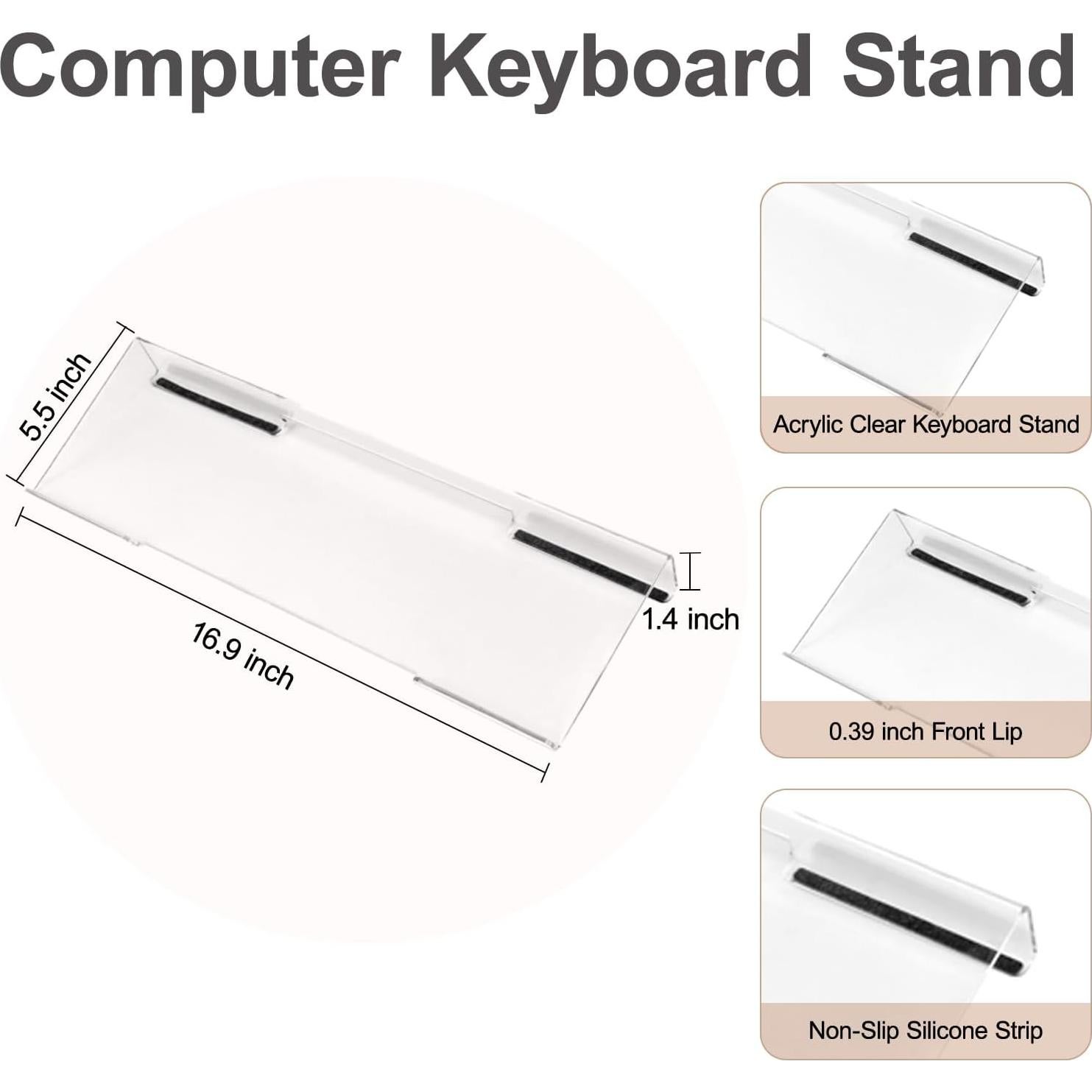 Soporte Ergonómico para Teclado y Reposamuñecas Mosiso