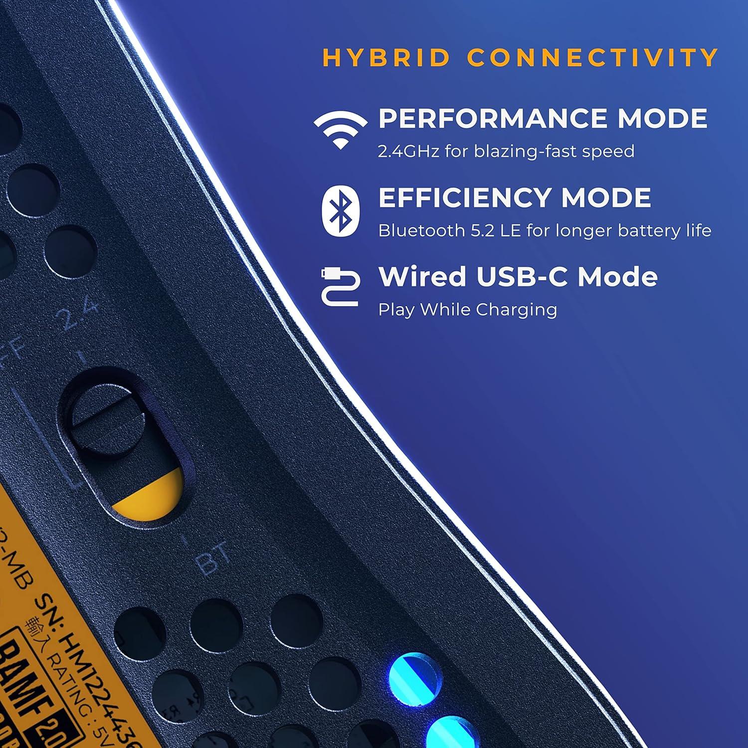 Ratón Inalámbrico Glorious Model O 2 - 68g, RGB, Ambidextro