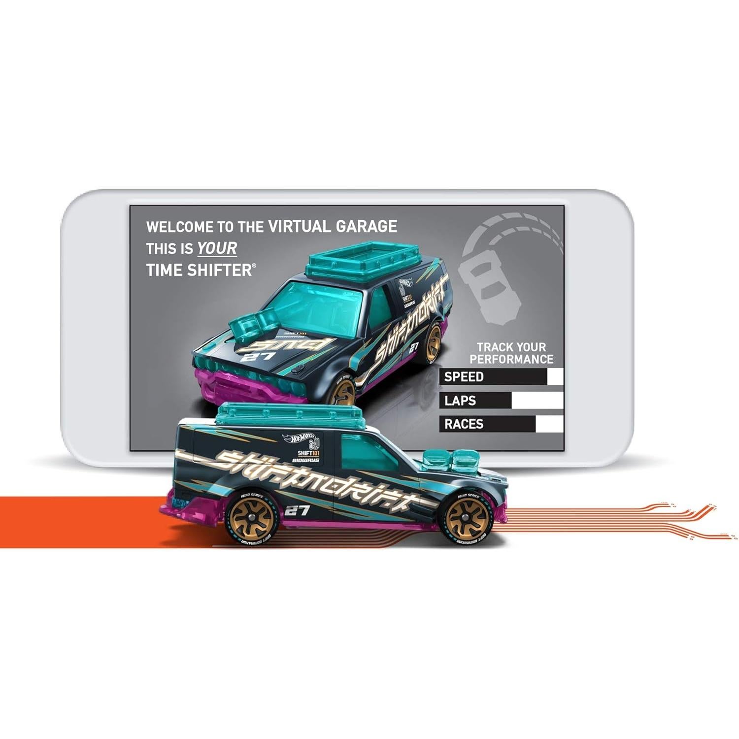 Vehículo Hot Wheels id Time Shifter GMK98 90g