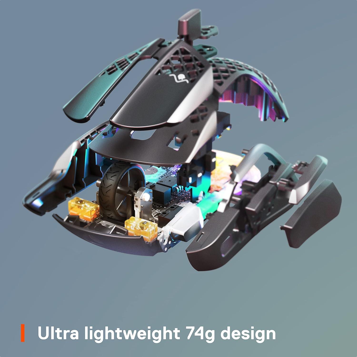 Ratón Gaming Inalámbrico SteelSeries Aerox 5 74g 9 Botones