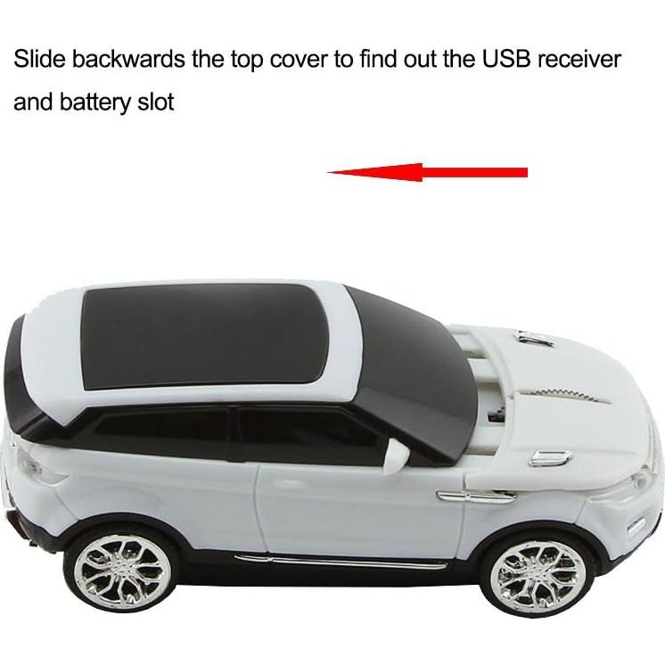 Ratón Inalámbrico Sunffice SUV 1600 DPI USB Blanco