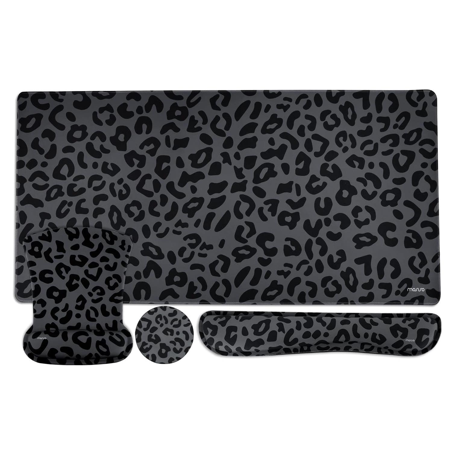 Soporte de Reposamuñecas MOSISO Ergonomico + Alfombrilla 80x40cm