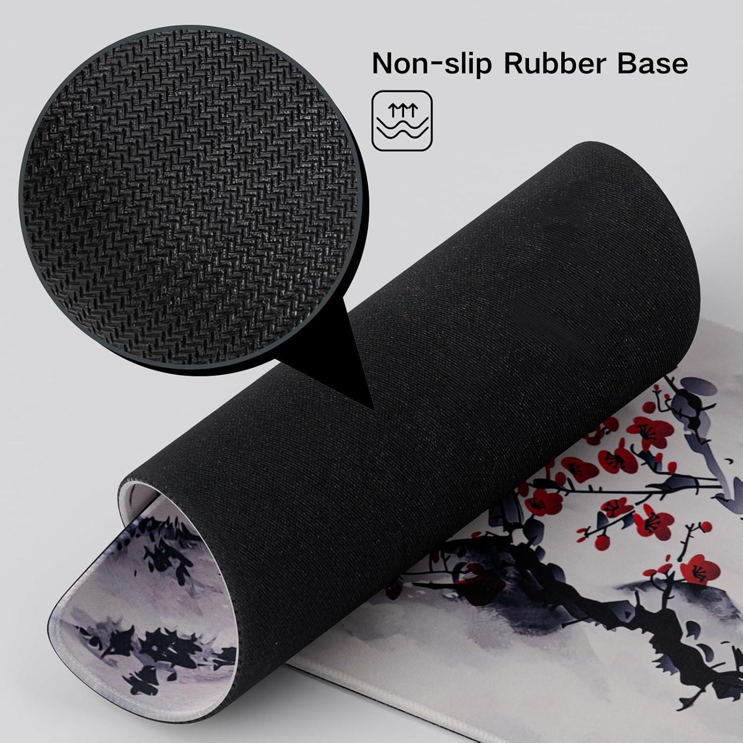 Alfombrilla de Ratón Grande SUEHIODHY Sakura 60x30cm Antideslizante