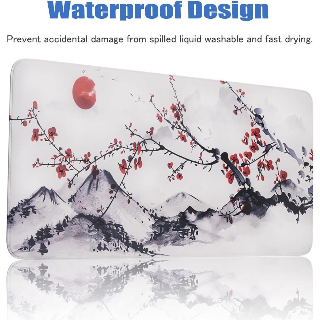 Alfombrilla de Ratón Grande SUEHIODHY Sakura 60x30cm Antideslizante