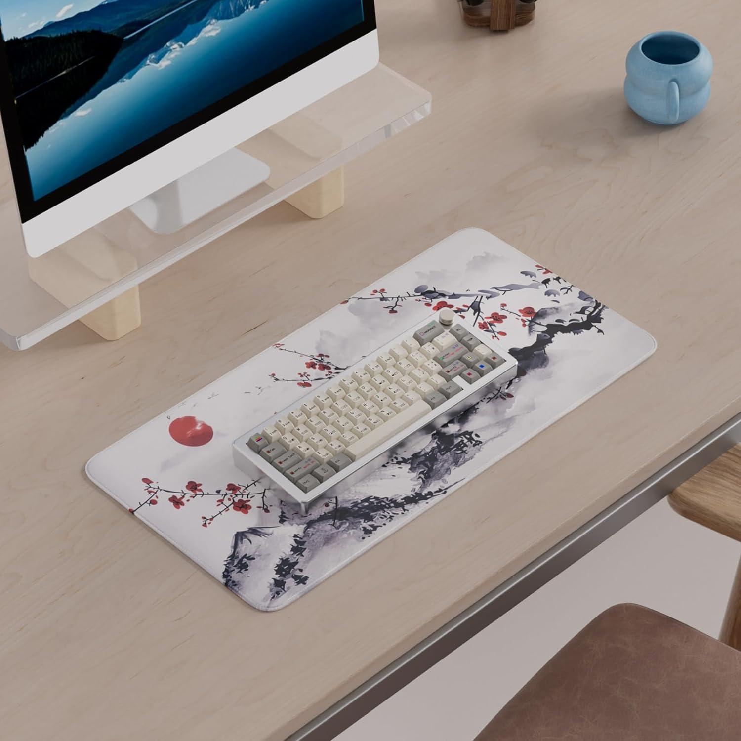 Alfombrilla de Ratón Grande SUEHIODHY Sakura 60x30cm Antideslizante