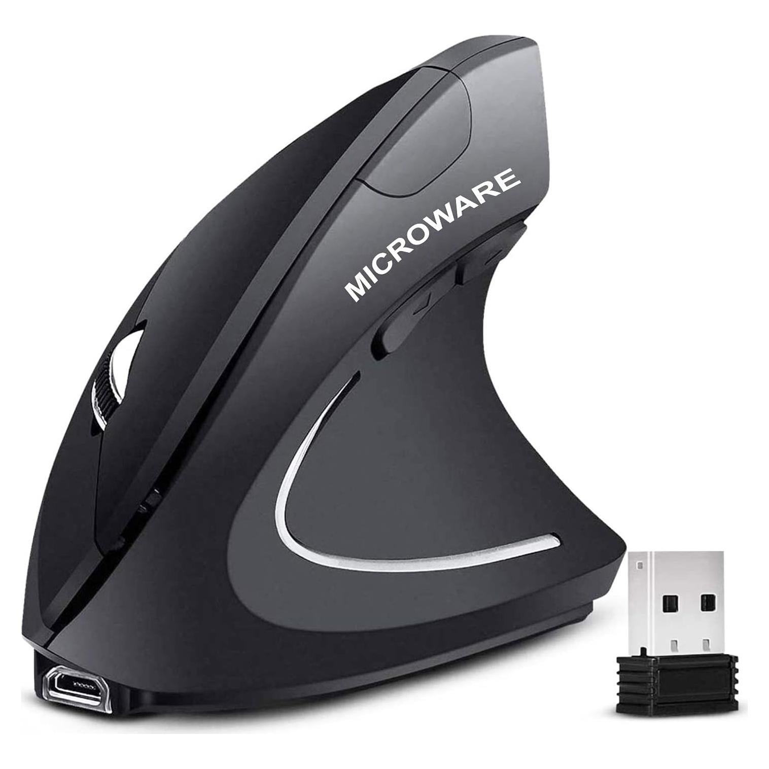 Ratón Vertical Ergonómico Inalámbrico ASOI 2.4G 6 Botones