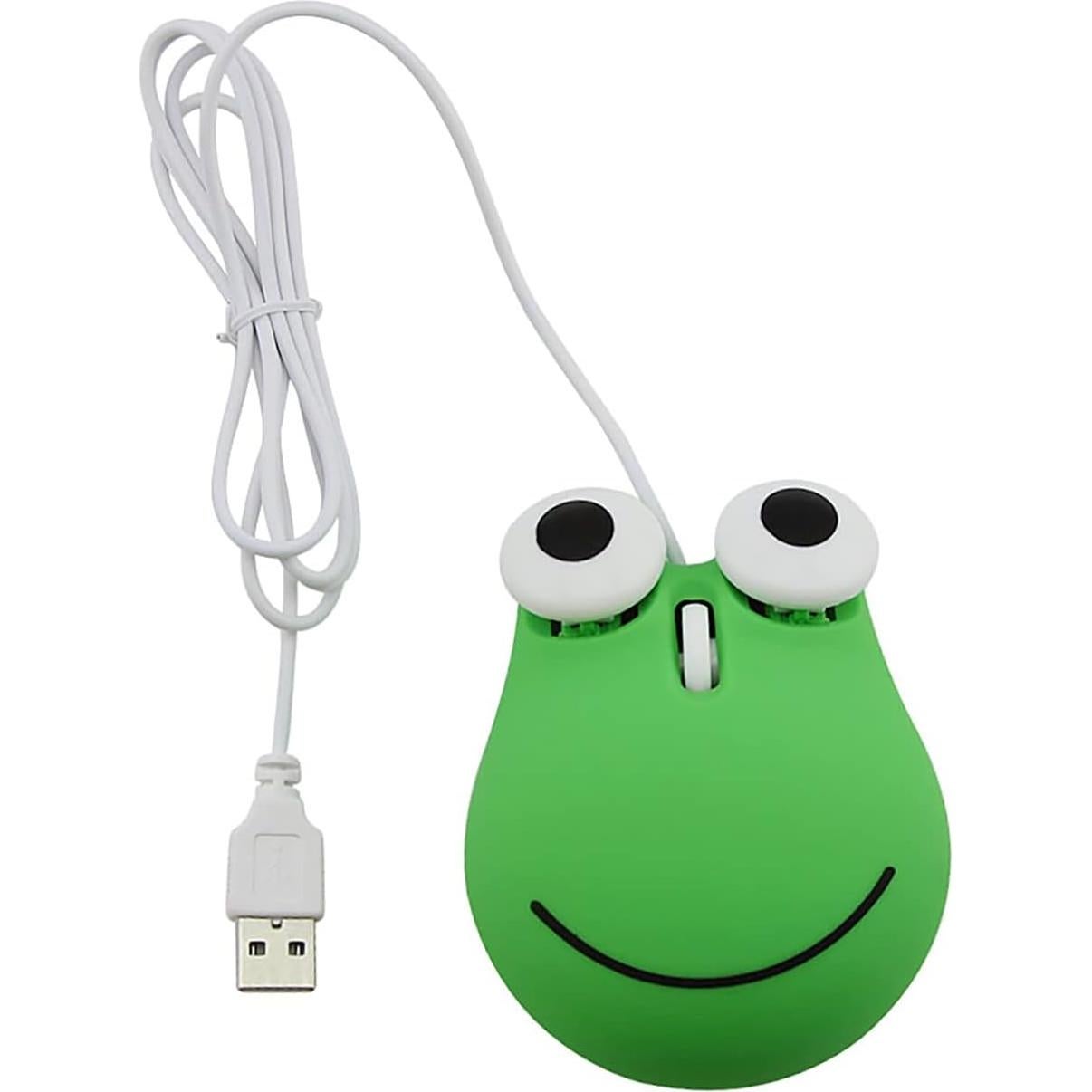 Ratón USB con Cable Sokelinn-six Rana Verde 1600 DPI