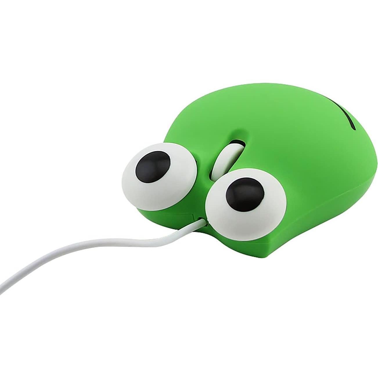 Ratón USB con Cable Sokelinn-six Rana Verde 1600 DPI