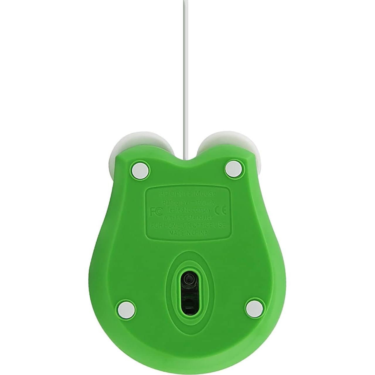 Ratón USB con Cable Sokelinn-six Rana Verde 1600 DPI