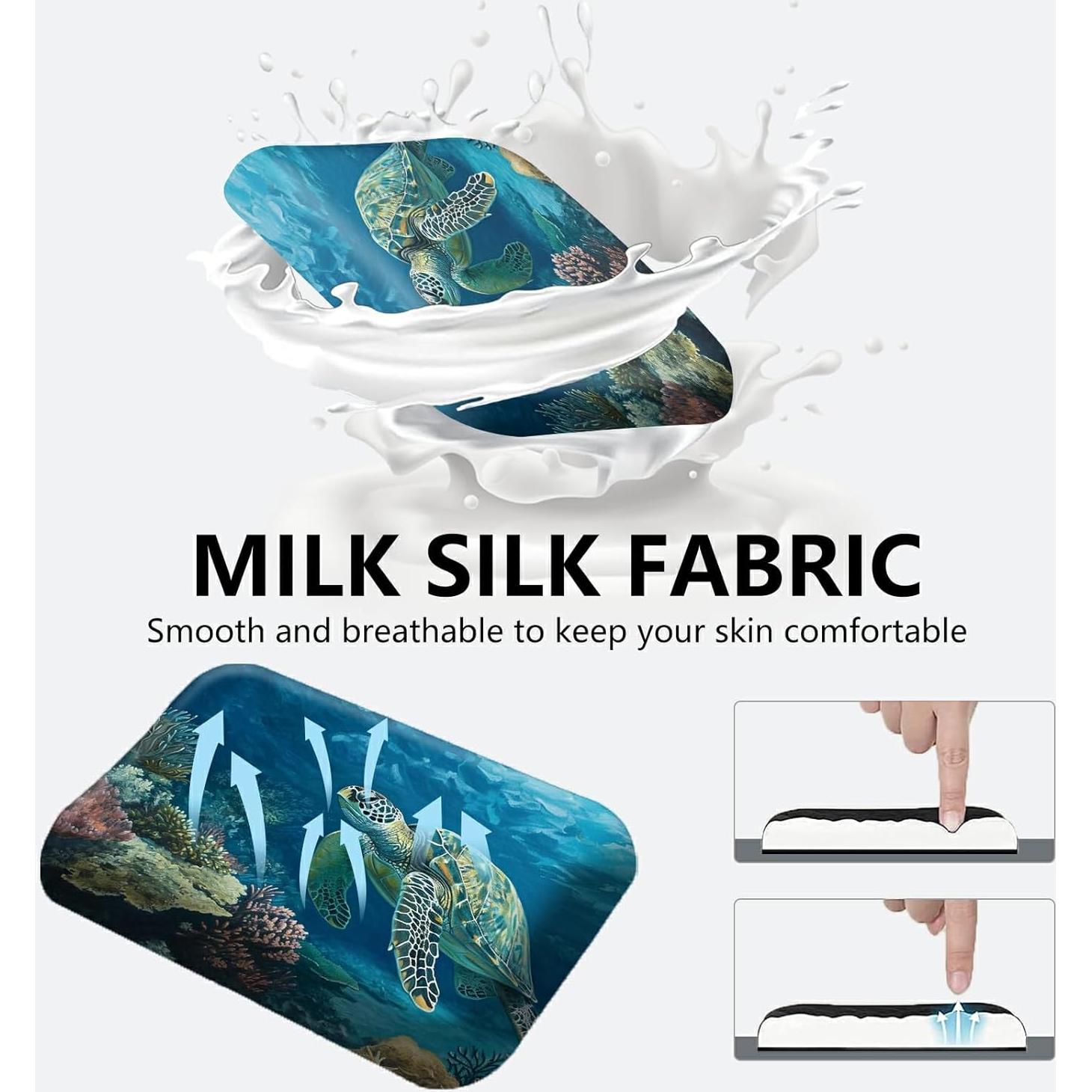 Alfombrilla de Escritorio 3 en 1 RAUEDWDJS Tortuga Marina