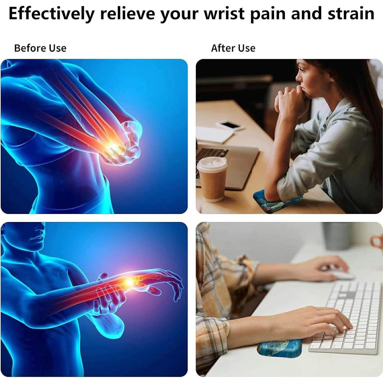 Alfombrilla de Escritorio 3 en 1 RAUEDWDJS Tortuga Marina