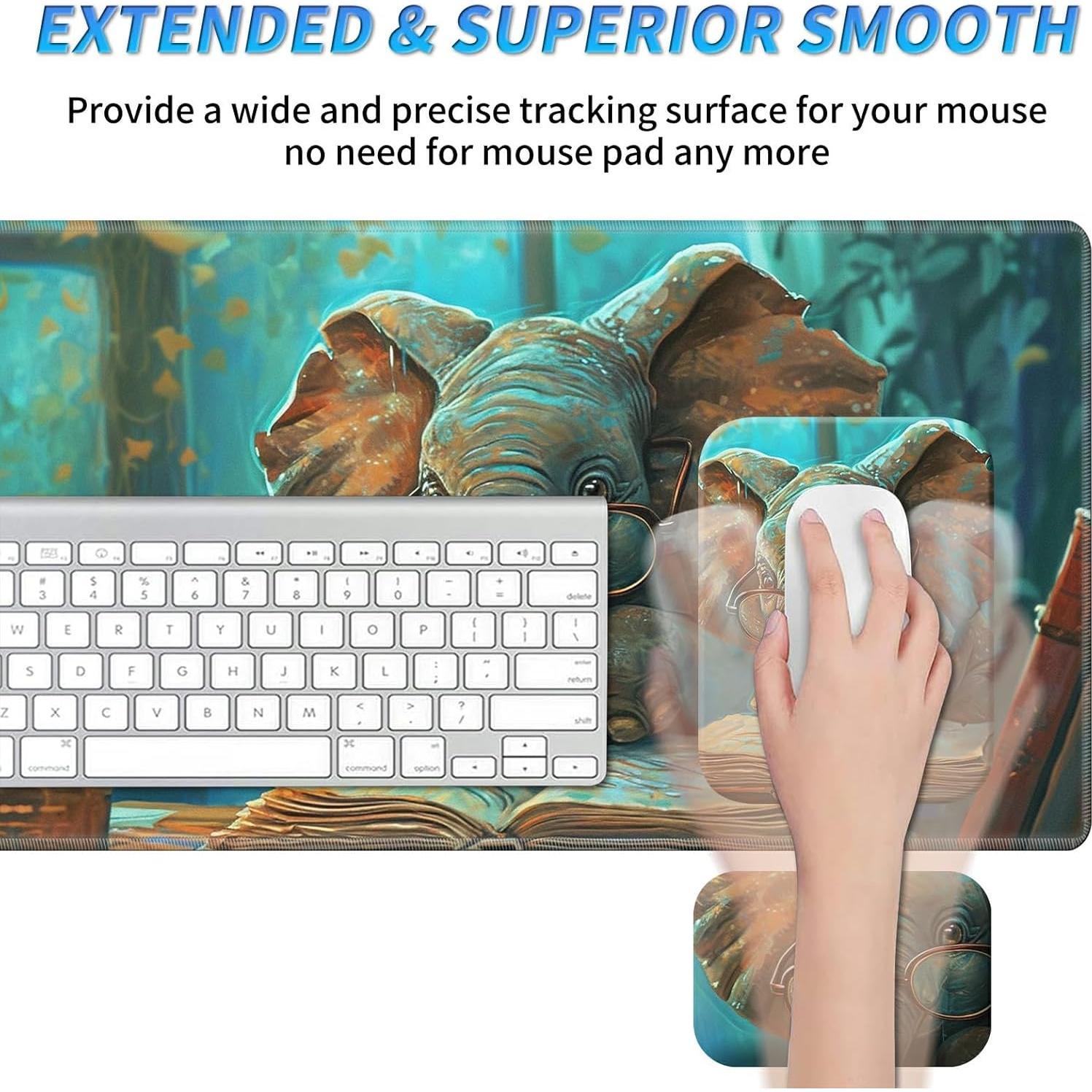 Juego de Alfombrilla de Escritorio HEAKIERG 3 en 1 Ergonómica