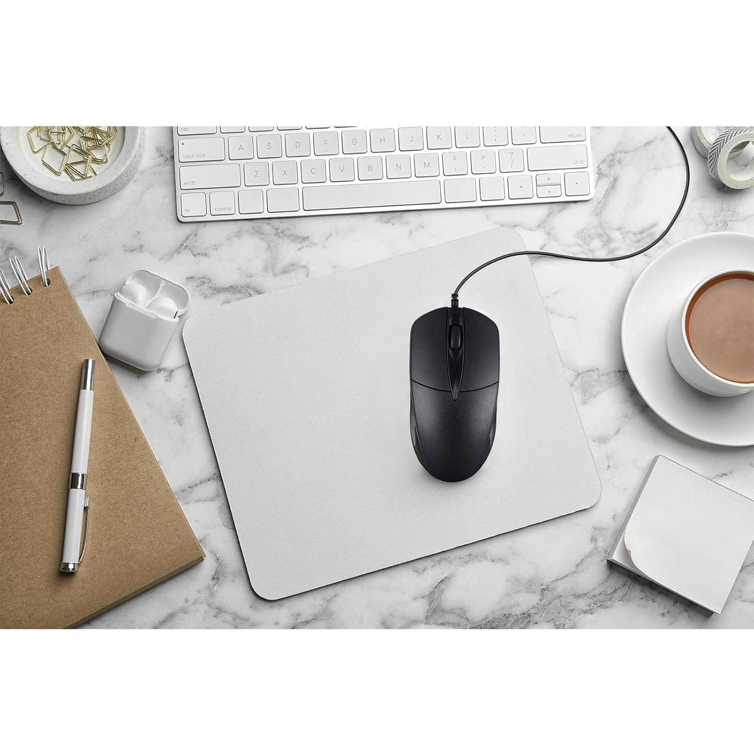 60 Ratones USB Cableados Negros SUNYIWJIE 1000 DPI Silenciosos