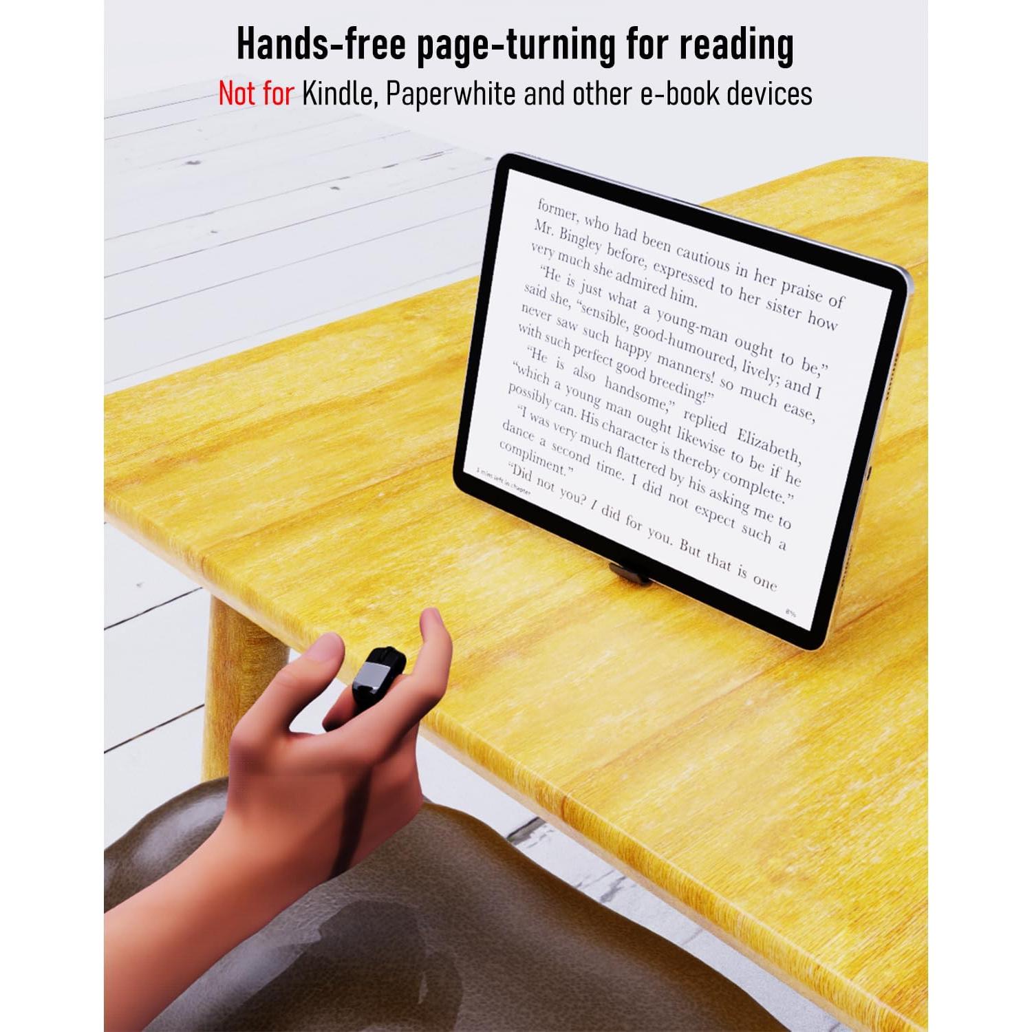 Anillo de Desplazamiento Bluetooth D06PRO - Control Remoto para iPhone/Android/PC