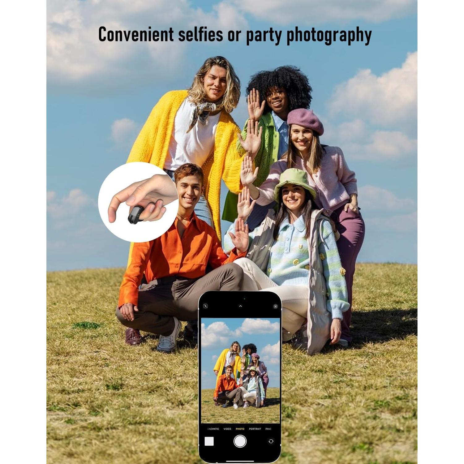 Anillo de Desplazamiento Bluetooth D06PRO - Control Remoto para iPhone/Android/PC