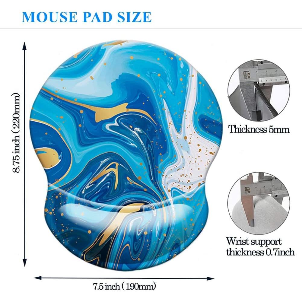 Alfombrilla de Ratón Ergonómica BOTRINUO con Reposamuñecas