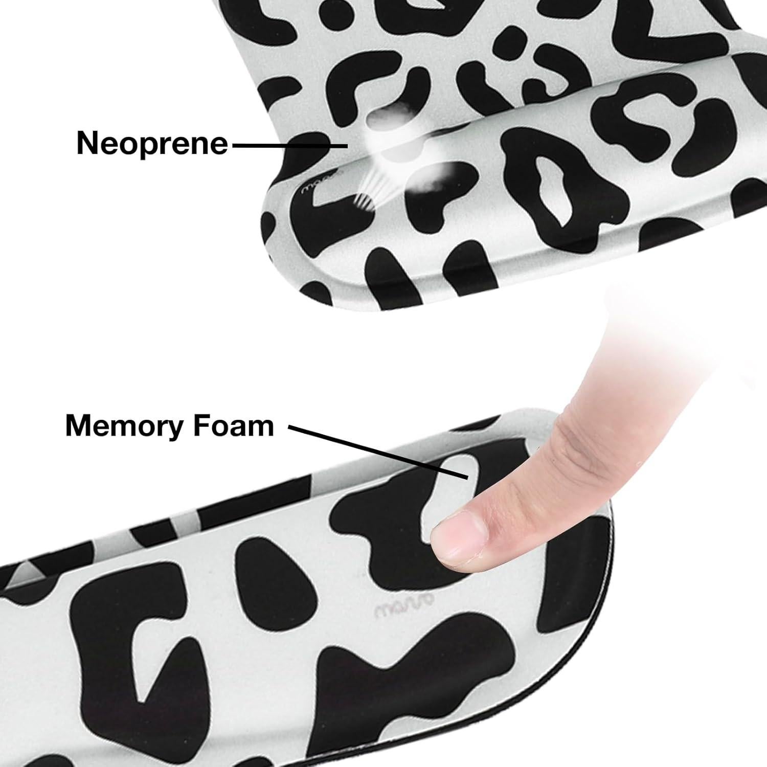 Soporte para Teclado Ergonómico MOSISO con Reposamuñecas Leopardo