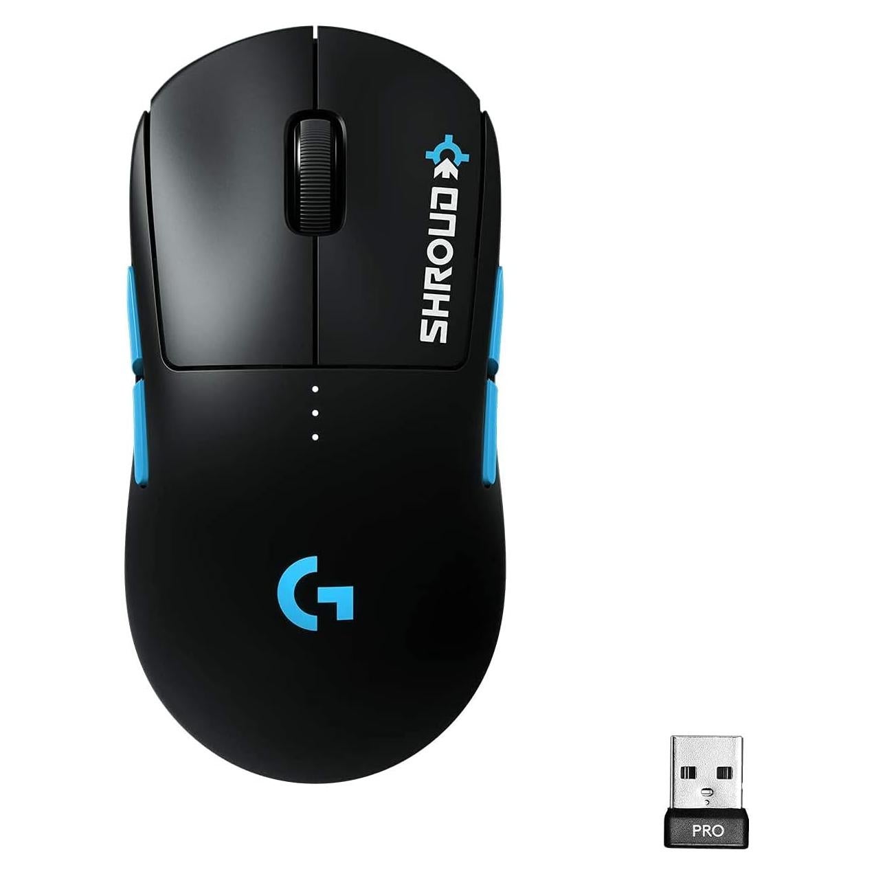 Ratón Gaming Inalámbrico Logitech G PRO Shroud - 80g, RGB
