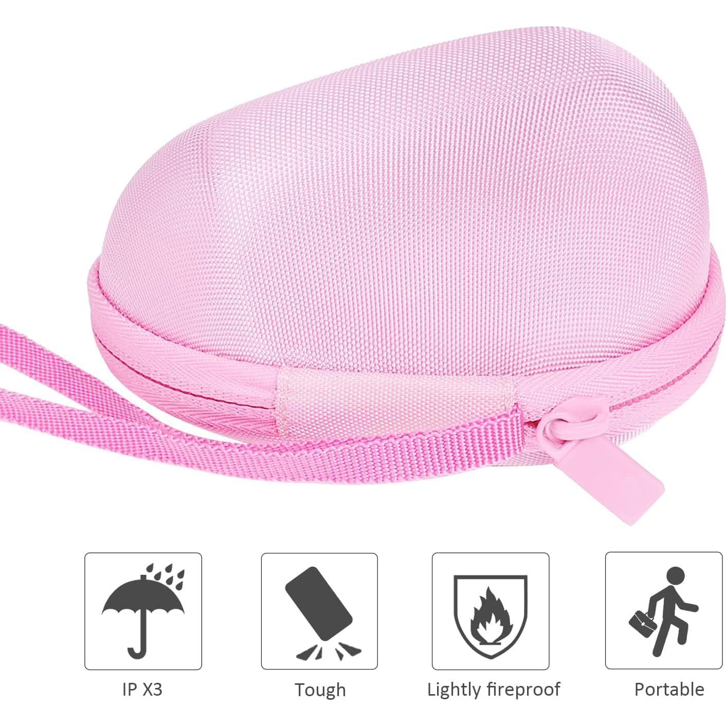 Funda Dura co2CREA para Ratón Vertical Logitech Lift Rosa