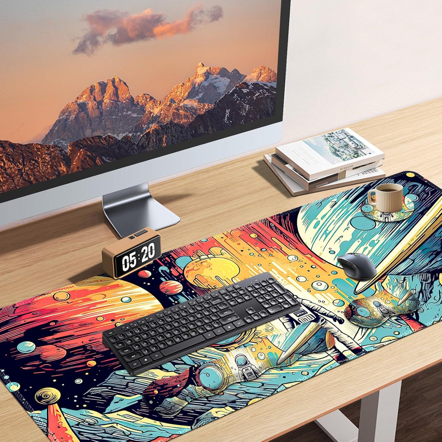 Juego de Alfombrilla de Escritorio AIMSA XXL 4 en 1 Astronauta