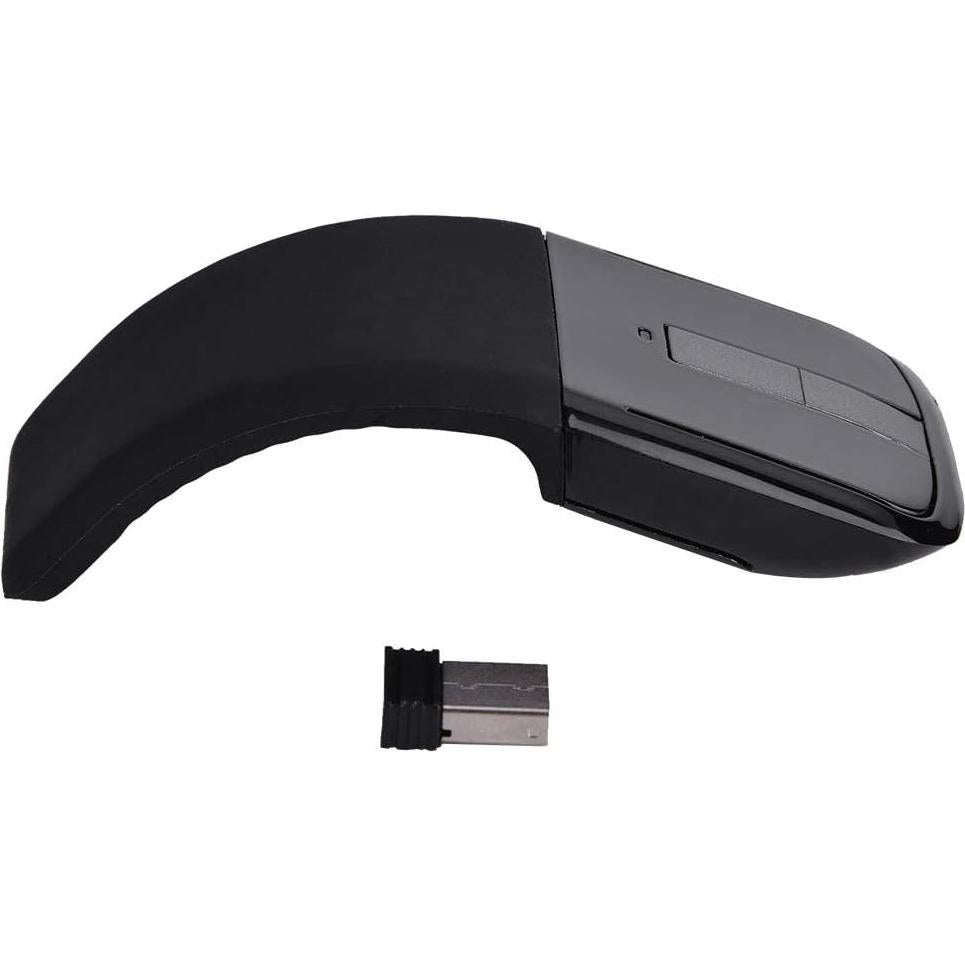 Ratón Táctil Plegable USB 2.4GHz Yunseity Ergonómico Negro