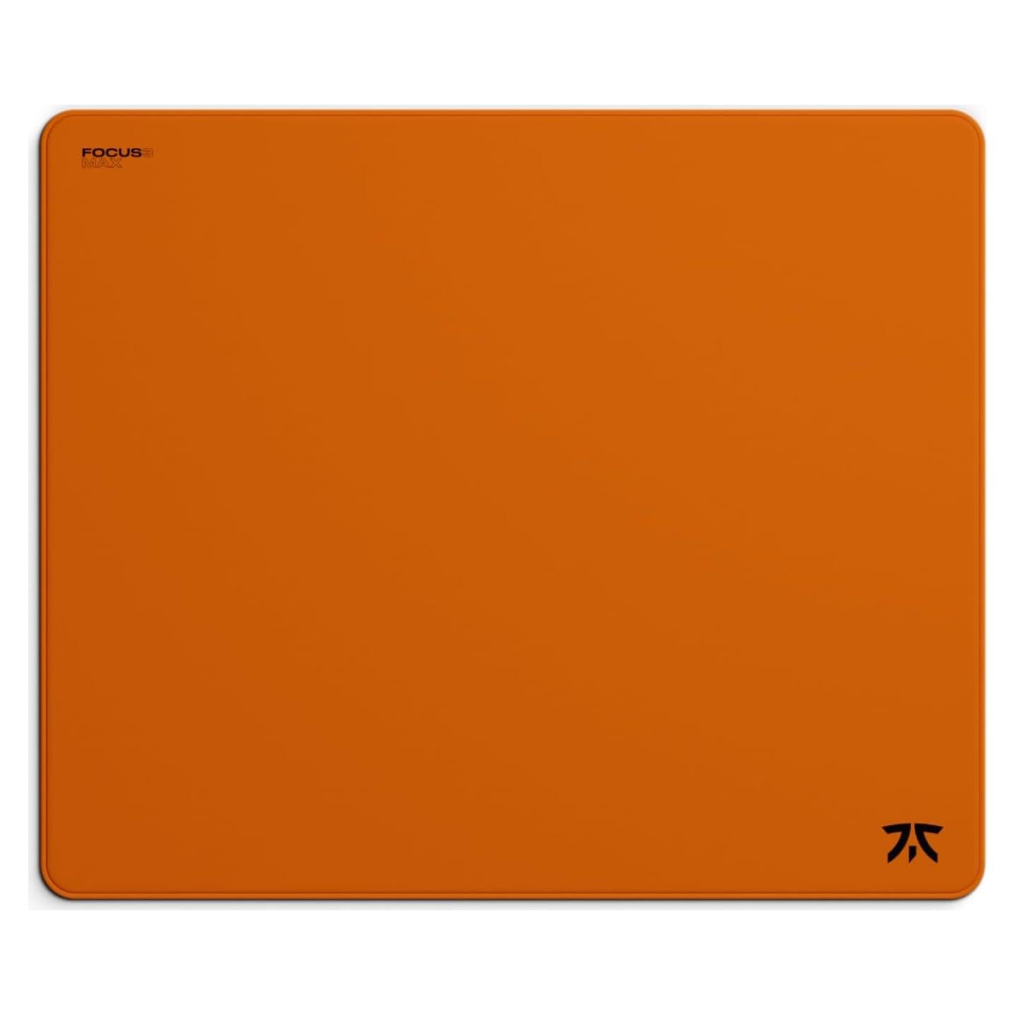 Fnatic MAX FOCUS3 L Pro Gaming Mouse Pad, Sunrise Orange Smooth Cloth Control Surface, Water Resistant Coating, with Non-Slip PORON Foam Base & Micro-Knit Stitched Edges (Size 18.9" x 15.85" x 0.24")