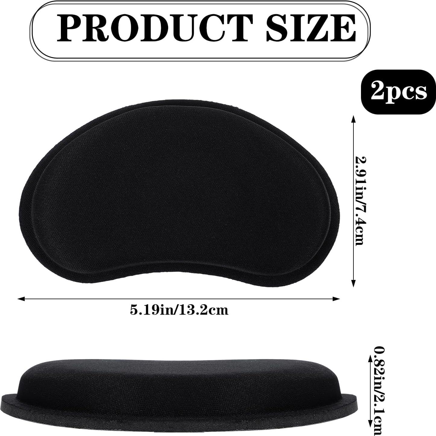 2 Pcs Alfombrilla de Ratón Ergonómica con Reposamuñecas CIATBYYJ