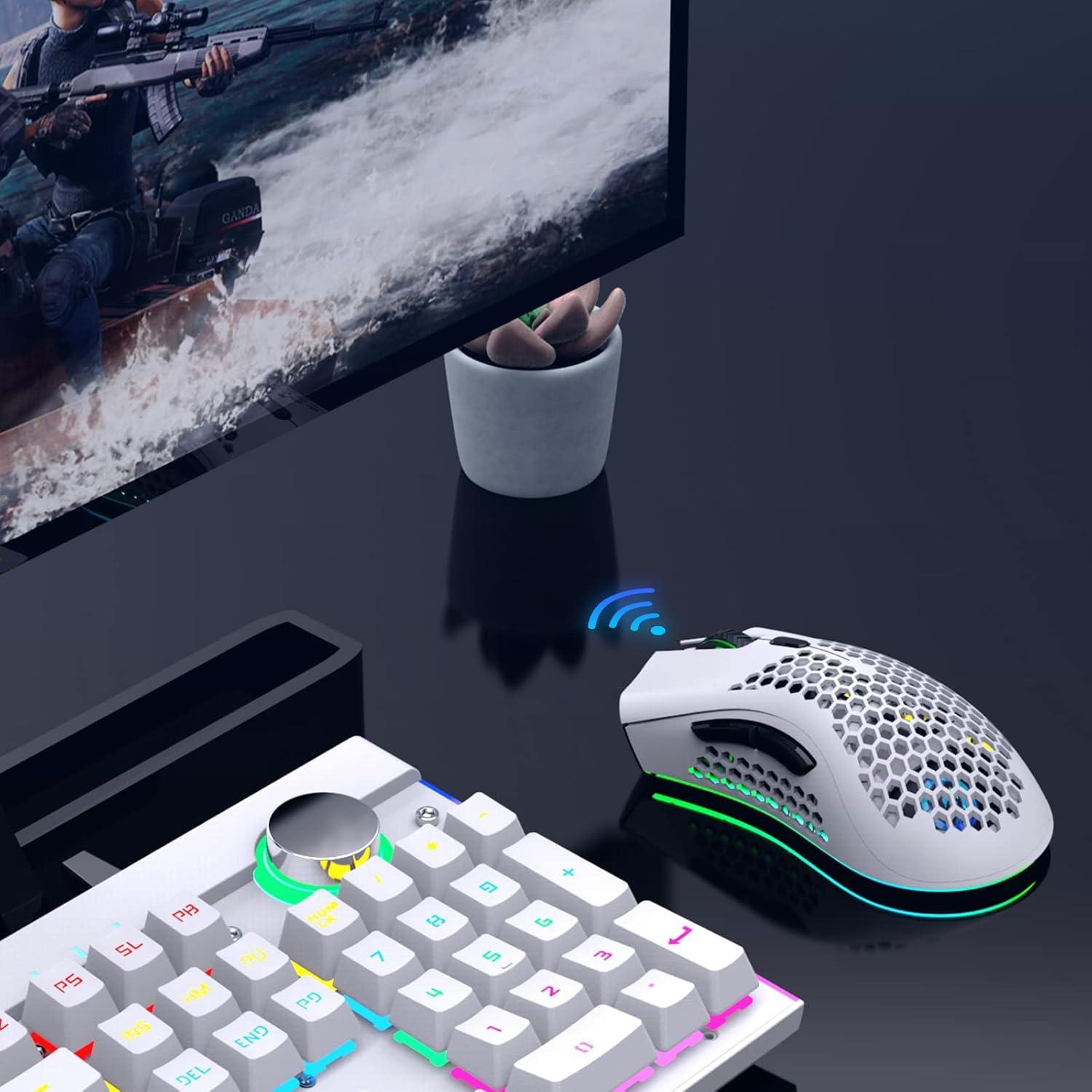 Ratón Gaming Inalámbrico RGB Shenzhenshi Aipaisi 3200 DPI