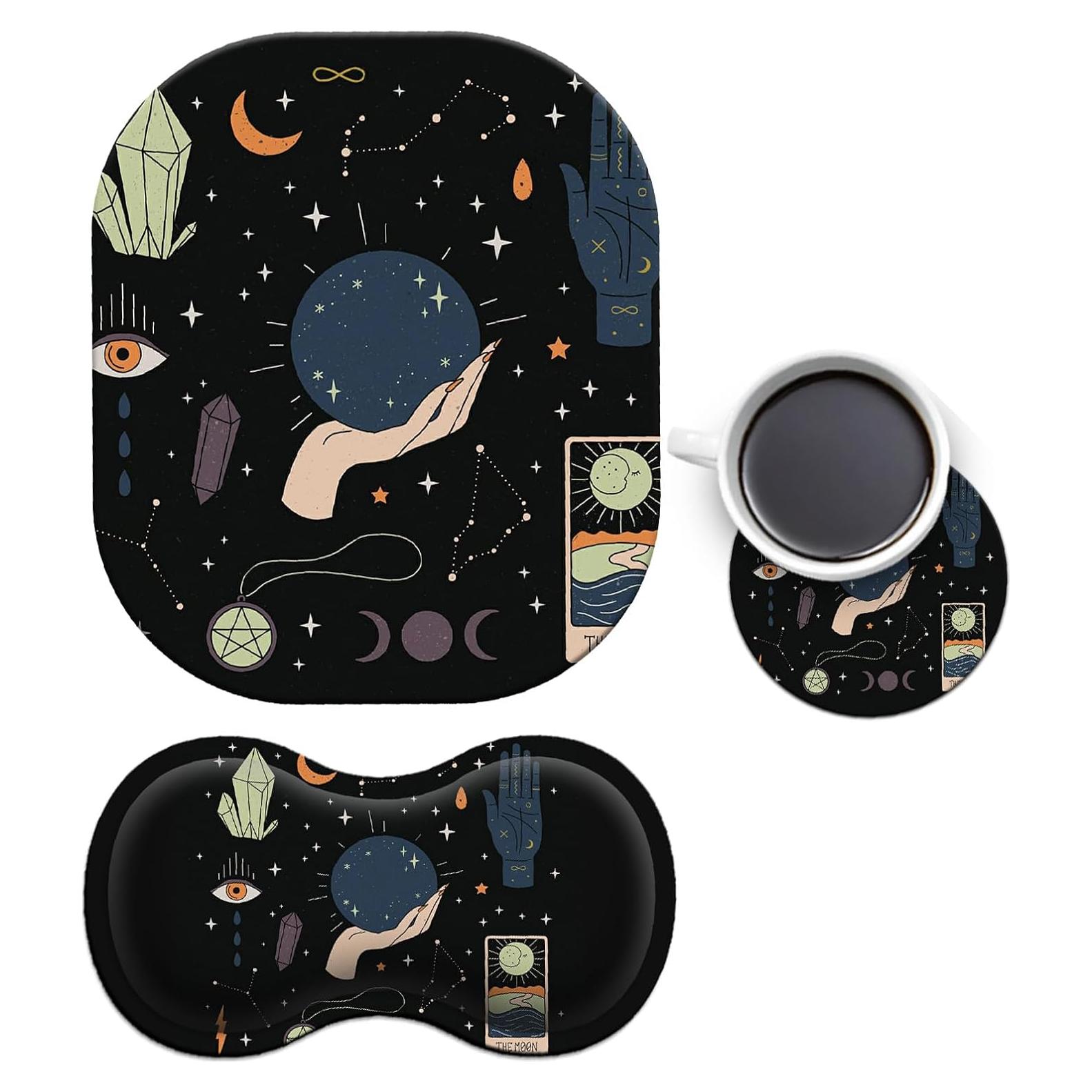 Juego de Alfombrilla de Ratón Pequeña 3 en 1 Ergonómico Ouija