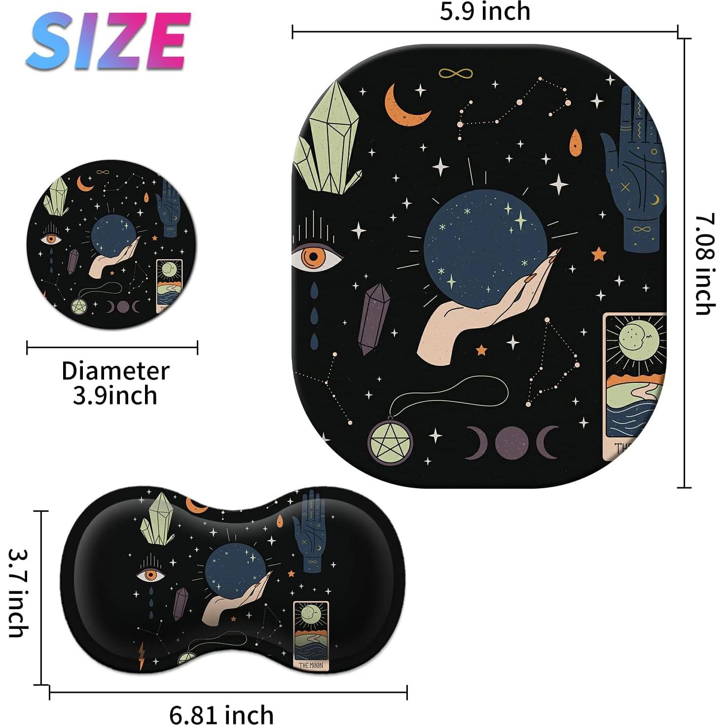 Juego de Alfombrilla de Ratón Pequeña 3 en 1 Ergonómico Ouija