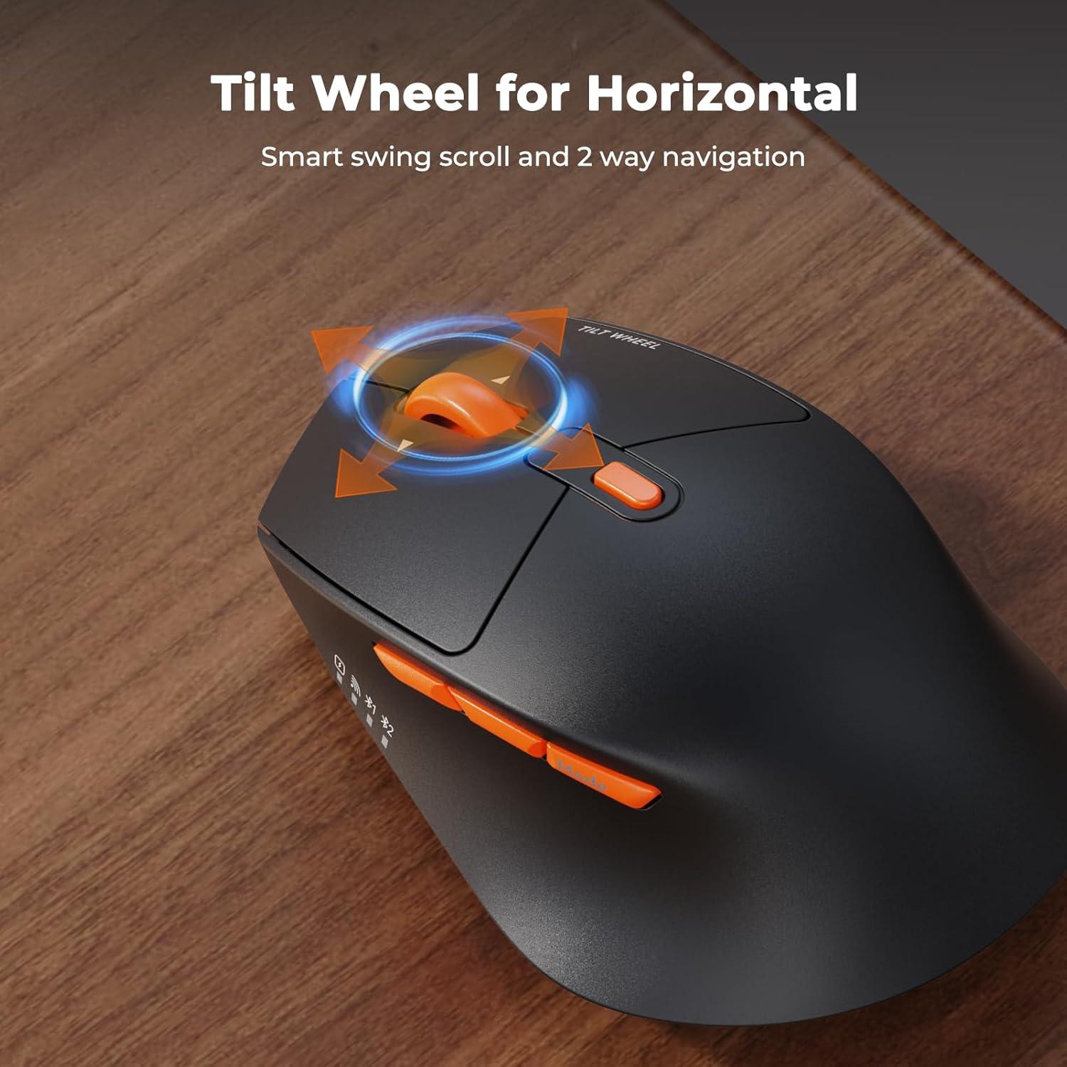 Combo Teclado y Ratón Ergonómico Inalámbrico Meetion Wave