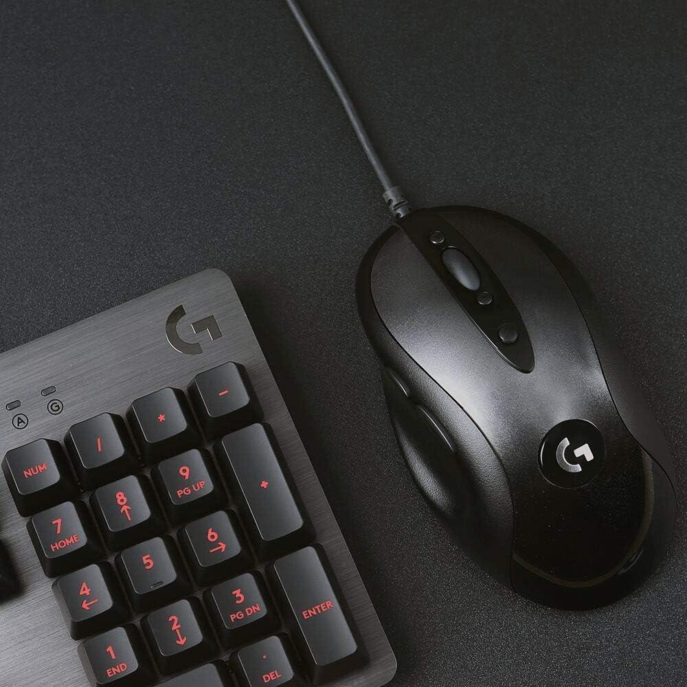 Logitech G MX518 Ratón Gaming Hero 25K, 8 Botones, 198g