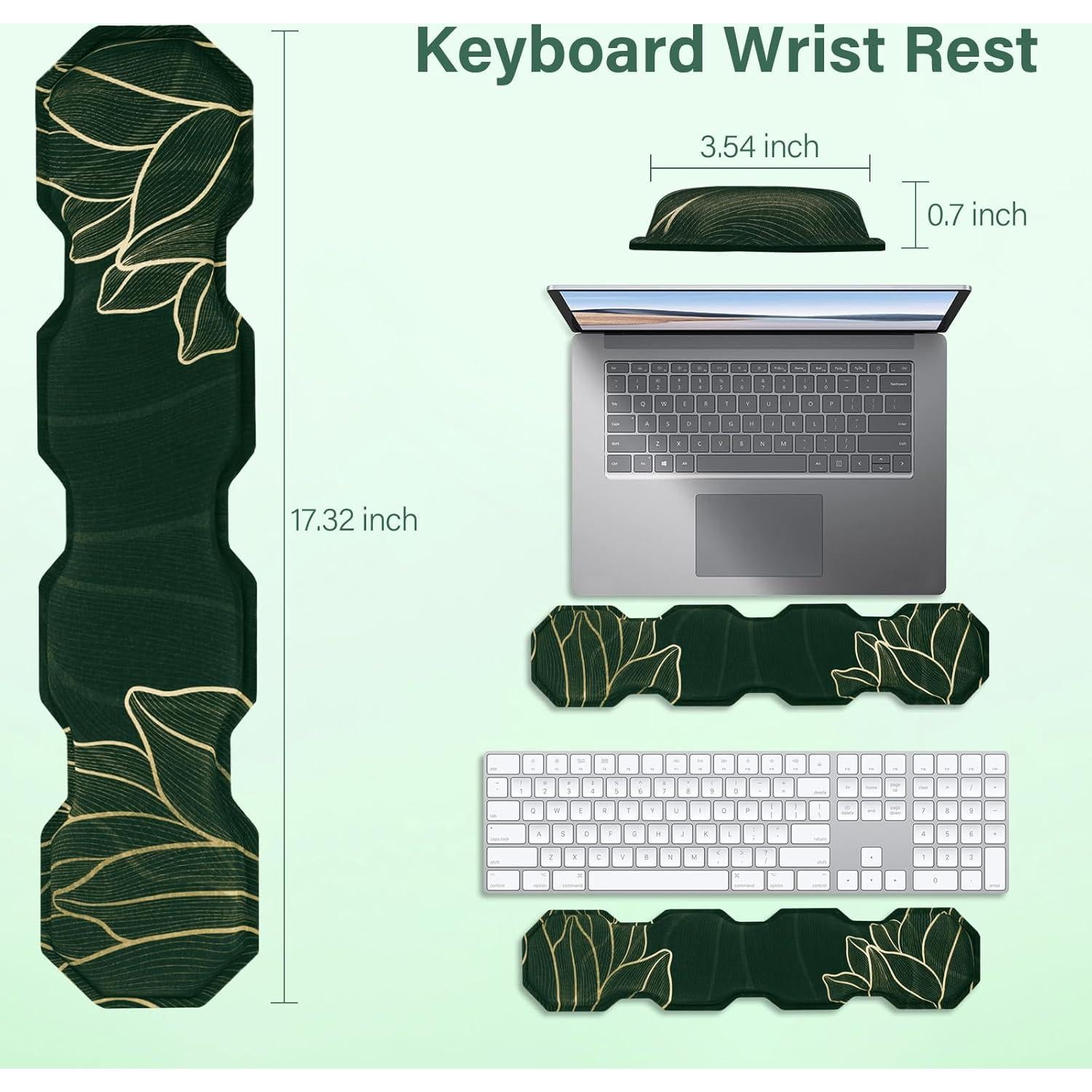 Almohadilla de Juego MOSISO Grande con Soporte para Muñeca
