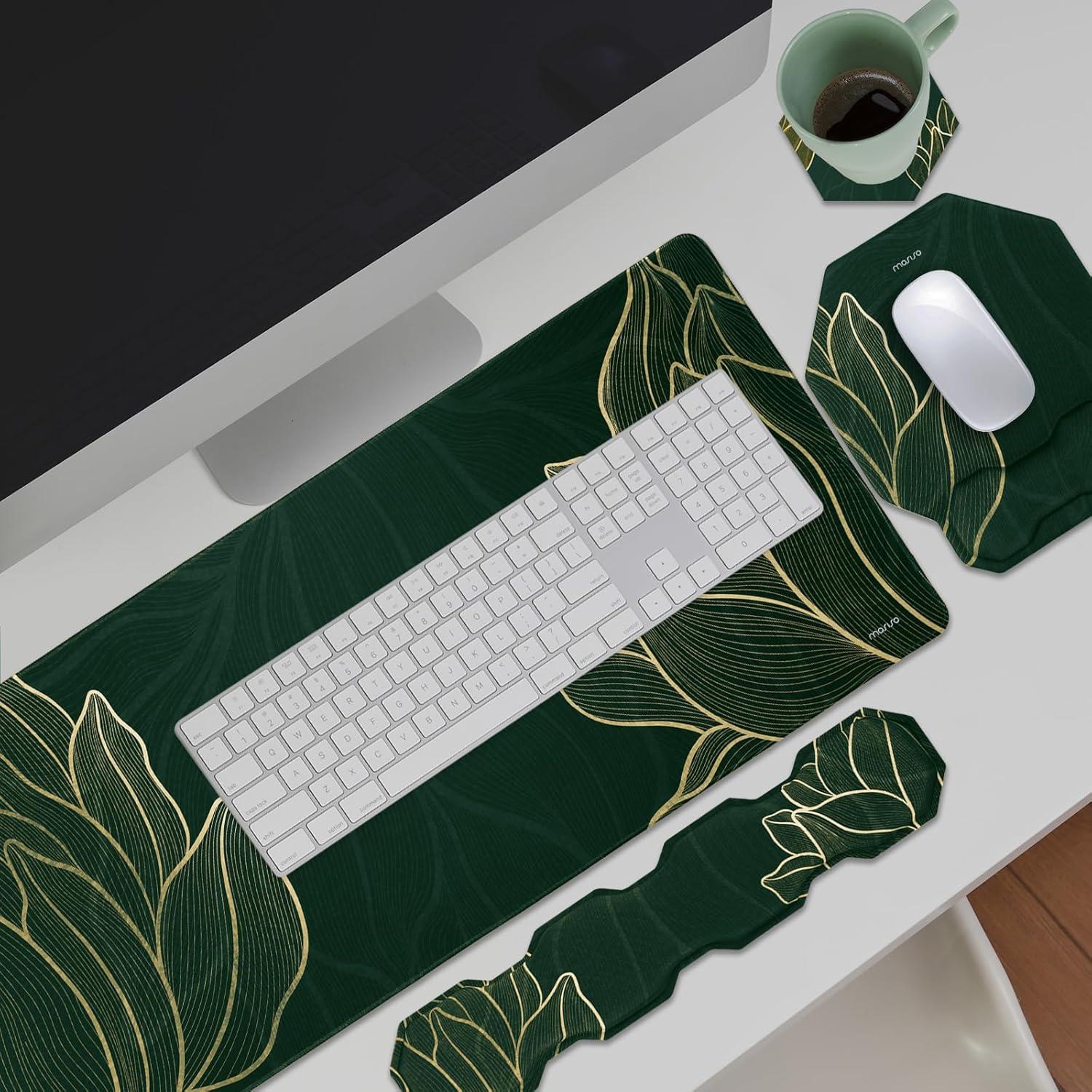 Almohadilla de Juego MOSISO Grande con Soporte para Muñeca