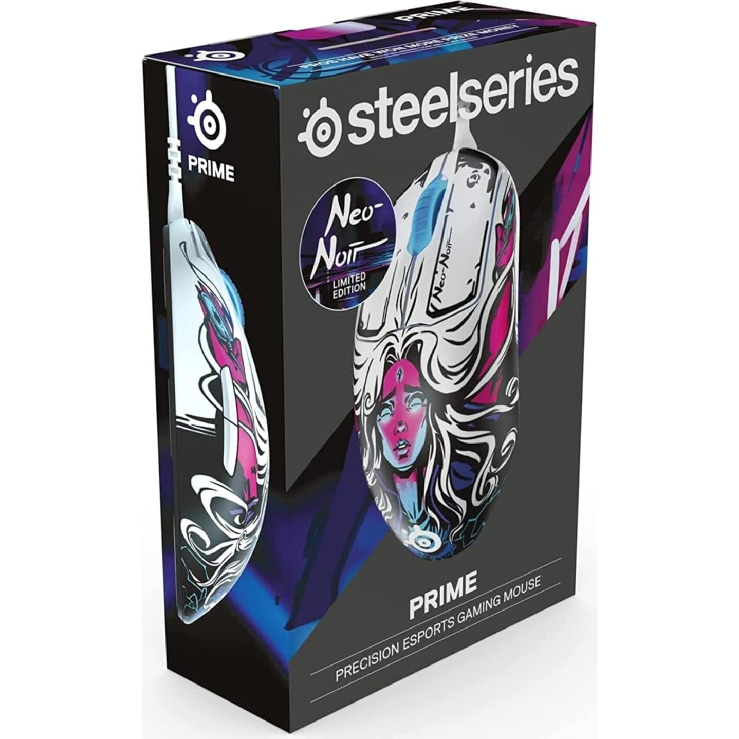 Ratón para Juegos SteelSeries Prime Neo Noir - 18000 CPI RGB