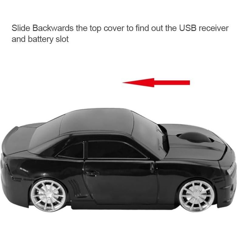 Ratón Inalámbrico 3D Óptico Aikchi Negro Ergonómico