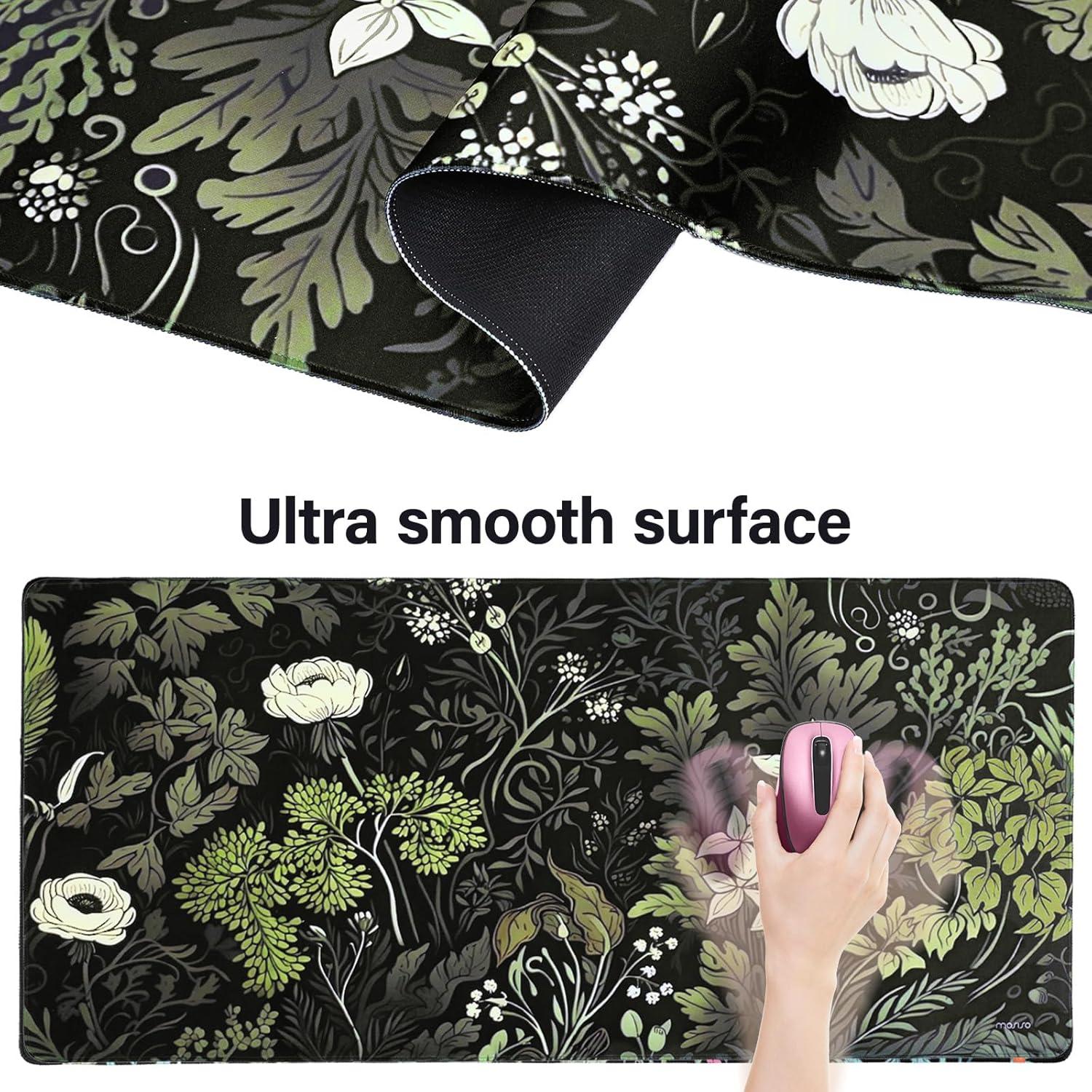 Conjunto de Alfombrilla de Escritorio MOSISO Ergonómica 4 Piezas