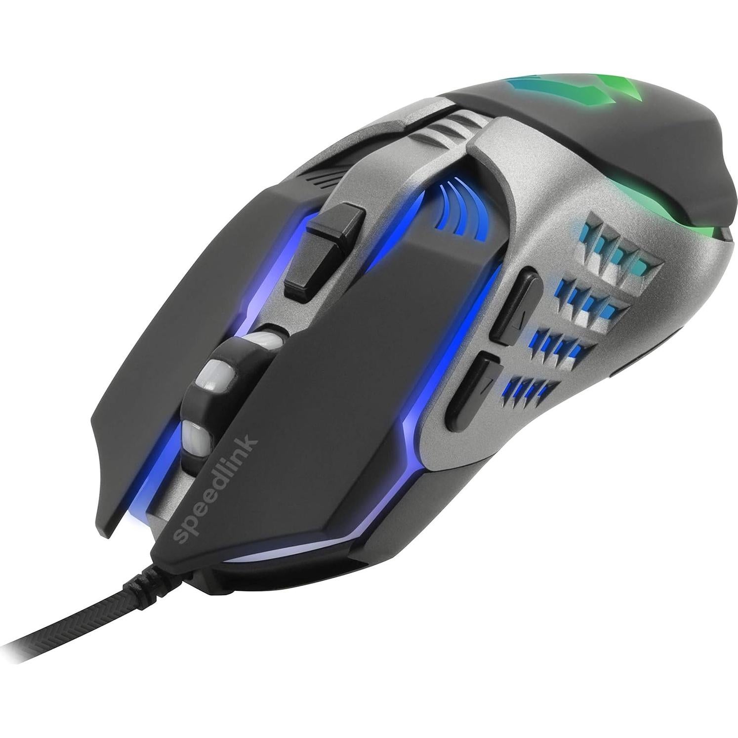Ratón Gaming LED Multicolor Speedlink TYALO 3200dpi 5 Botones