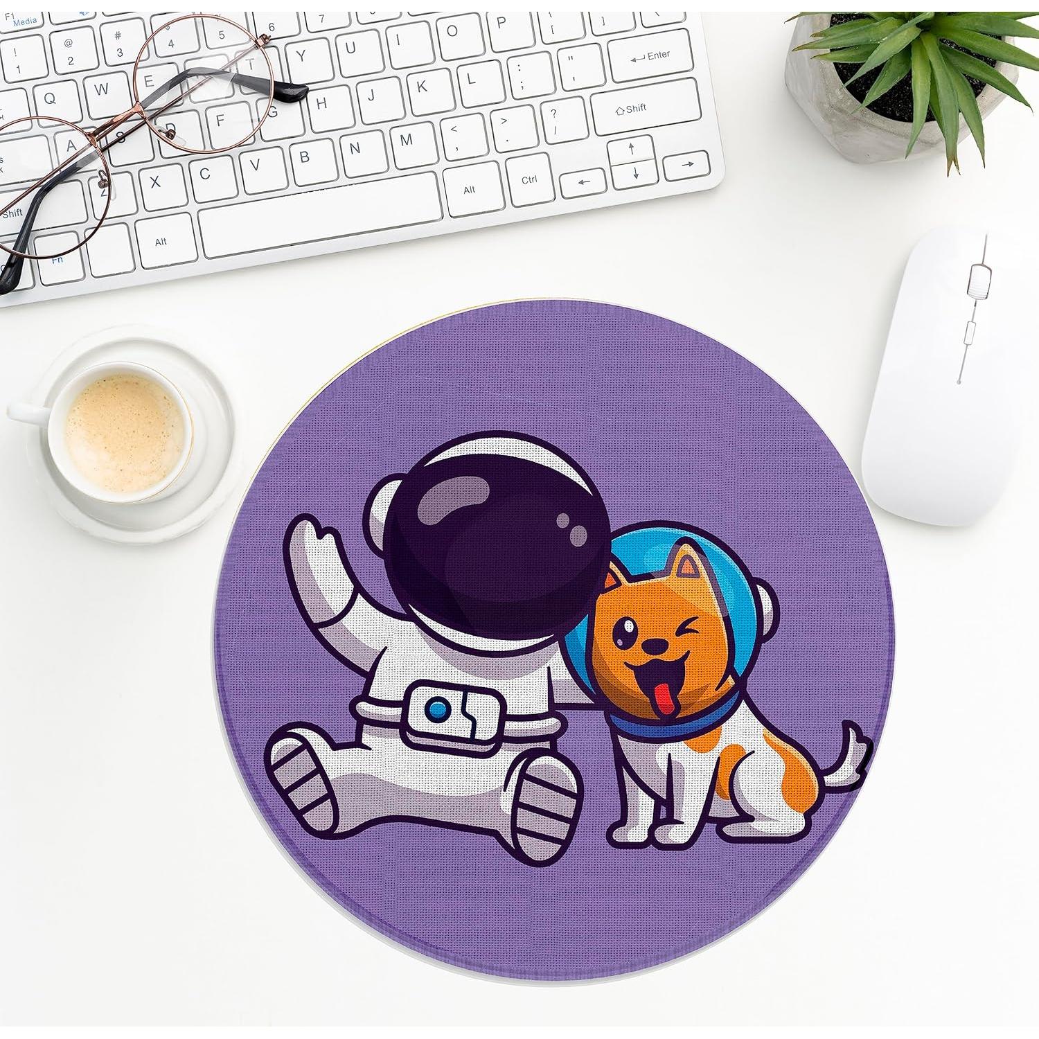 Alfombrilla de Ratón ZNGFON Astronauta 20.1 cm Antideslizante