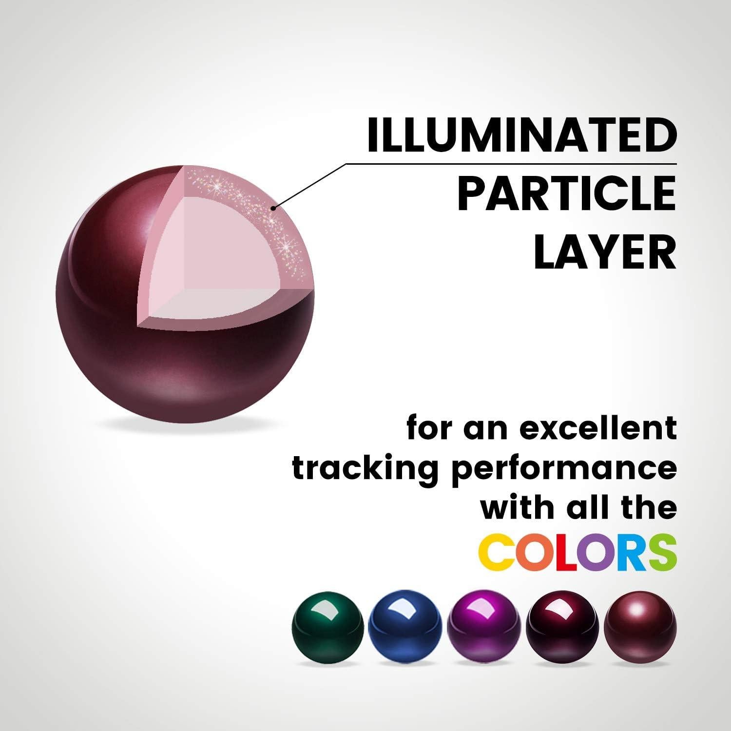 Trackball Perixx PERIPRO-303MR 34mm Rojo Mate para Mouse