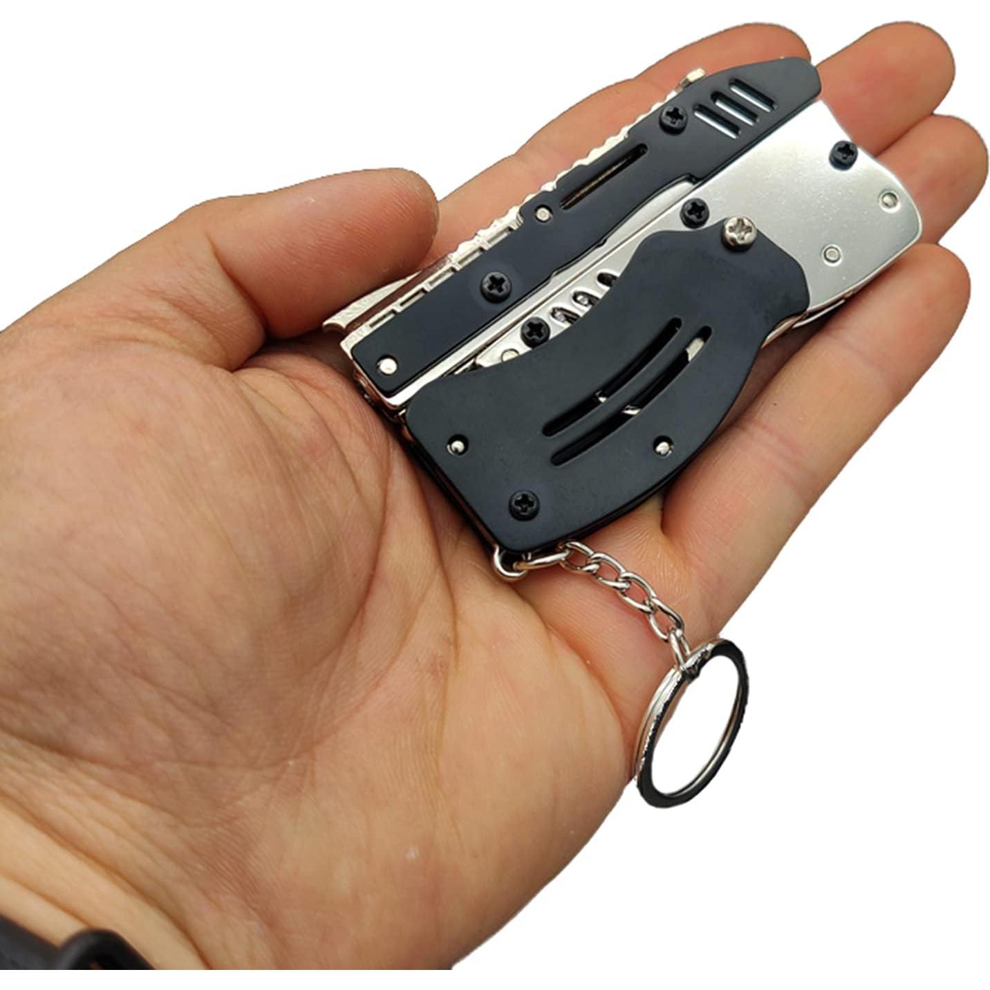 Pistola de Goma Mini Metal Plegable Juguete Adultos Niños