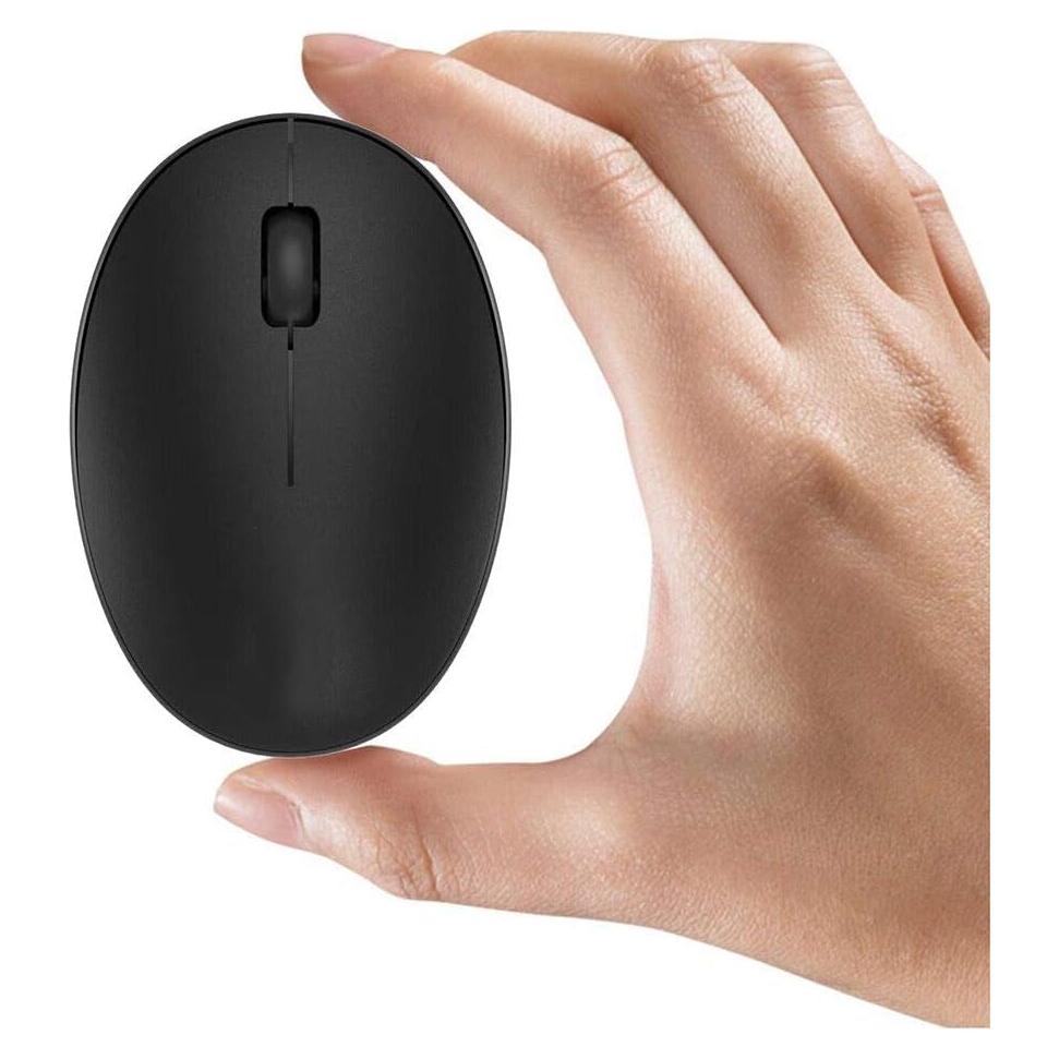 Ratón Inalámbrico Recargable TENMOS N01 Mini 1000 DPI Negro