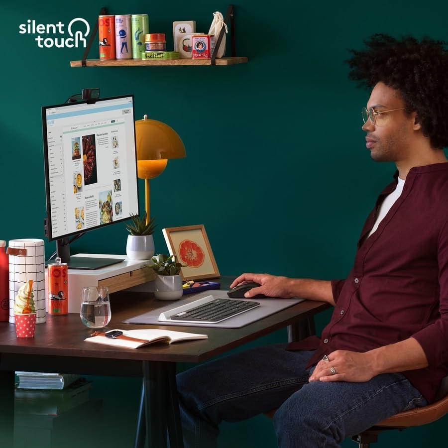 Ratón Inalámbrico Logitech Signature M650 L Grafito - Silencioso, 2 Años Batería, Conexión Bluetooth