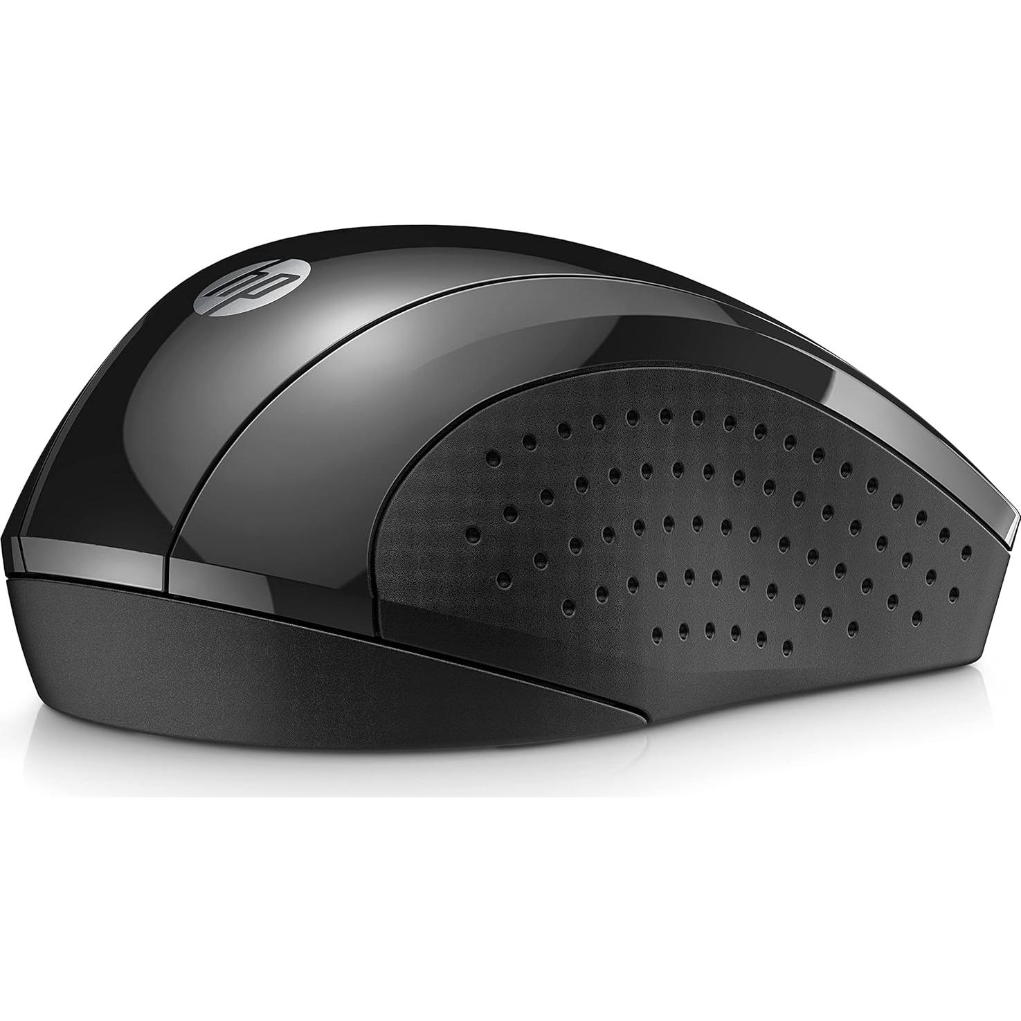 Mouse Inalambrico HP 220 Silencioso Ambidiestro Negro