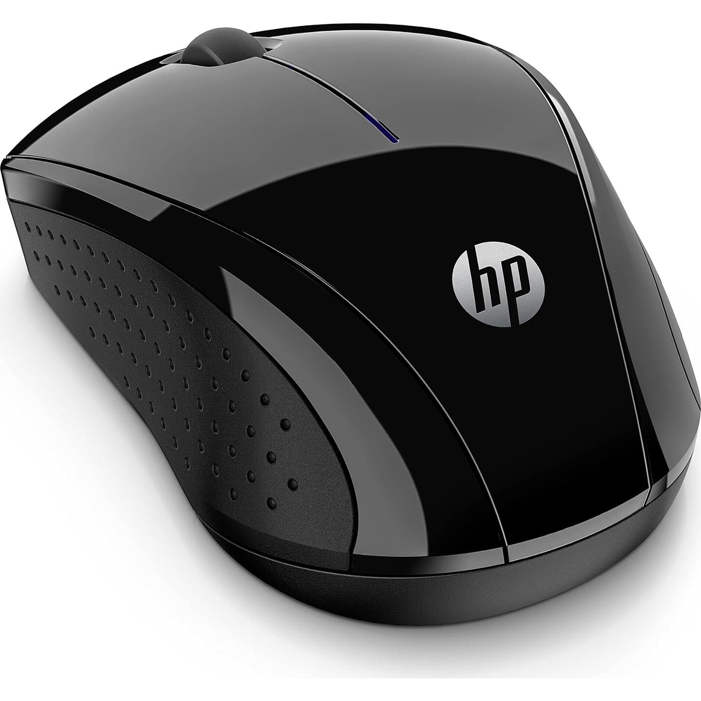 Mouse Inalambrico HP 220 Silencioso Ambidiestro Negro