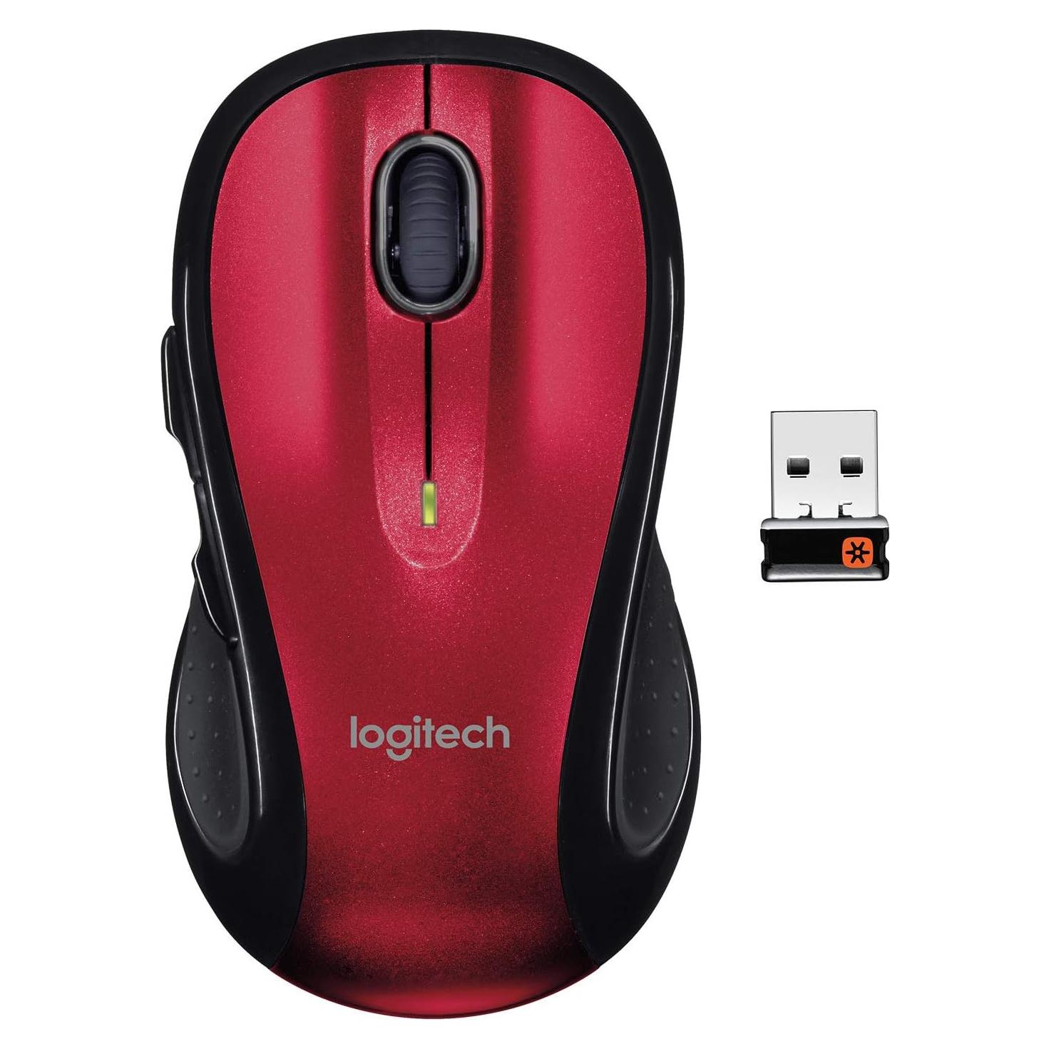 Ratón Inalámbrico Logitech M510 Rojo - Ergonomía y Control