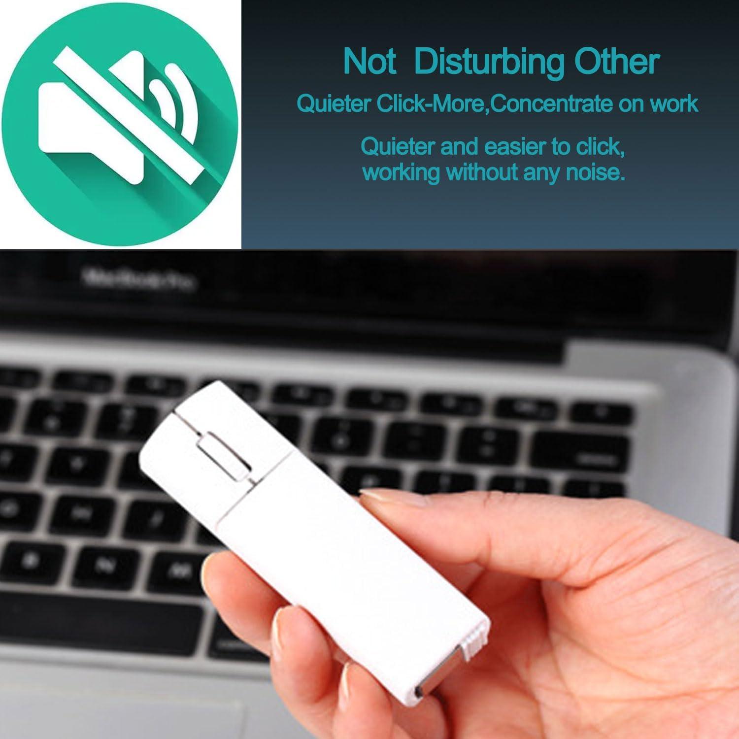 Ratón Inalámbrico Bluetooth Bebettor Mini 1200 DPI Recargable