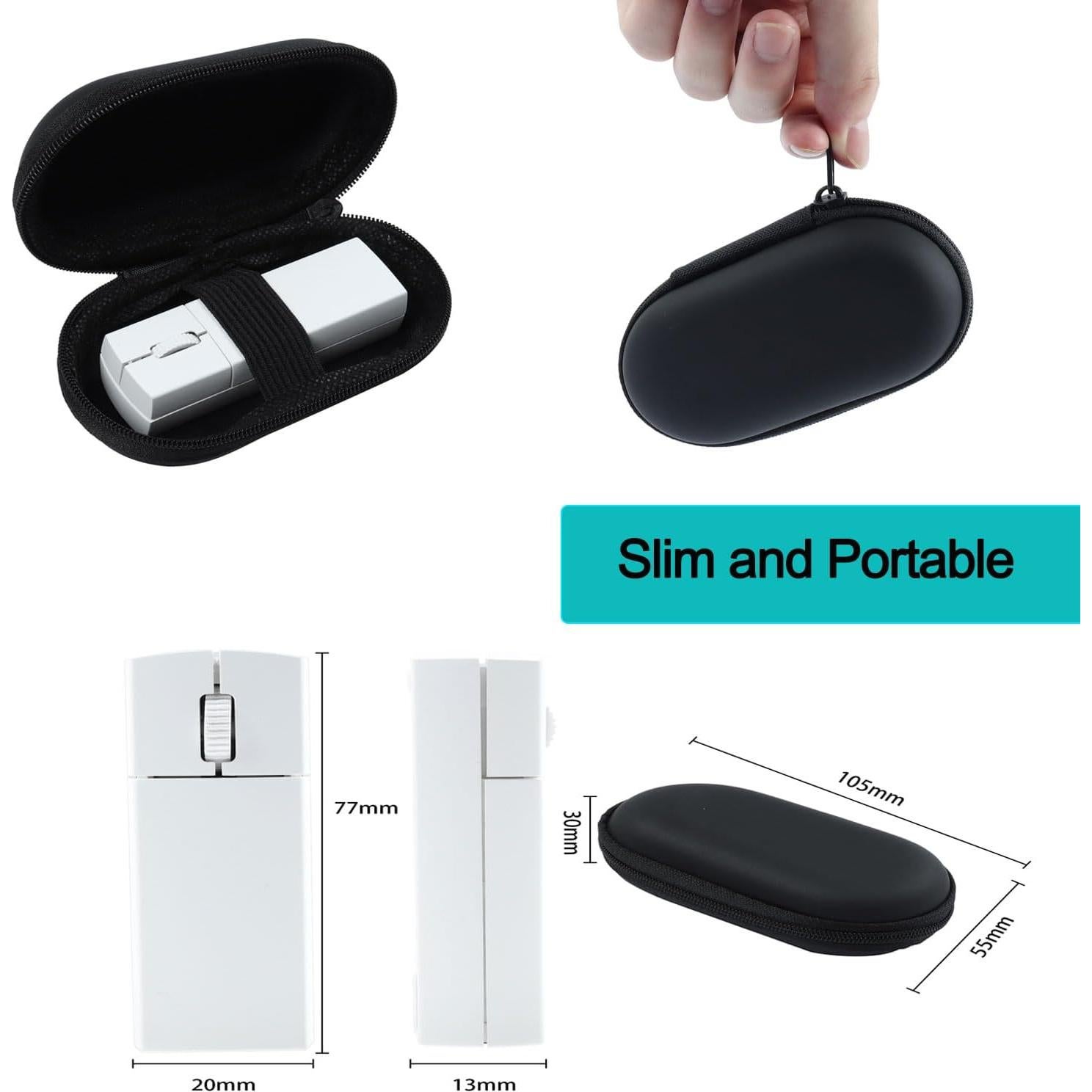 Ratón Inalámbrico Bluetooth Bebettor Mini 1200 DPI Recargable